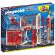 9462 PLAYMOBIL - CASERNE DE POMPIERS AVEC HELICOPTERE