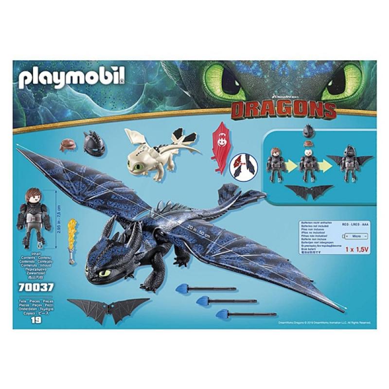 Playmobil Krokmou Et Harold Avec Bebe Dragon
