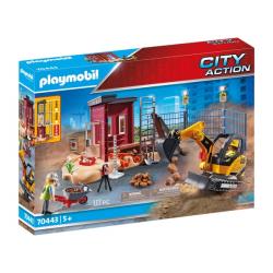 70443 PLAYMOBIL - MINI-PELLETEUSE ET CHANTIER