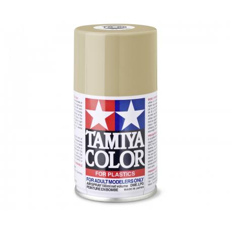 TS-68 BEIGE PONT MAT - PEINTURE BOMBE AEROSOL TAMIYA