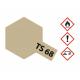 TS-68 BEIGE PONT MAT - PEINTURE BOMBE AEROSOL TAMIYA