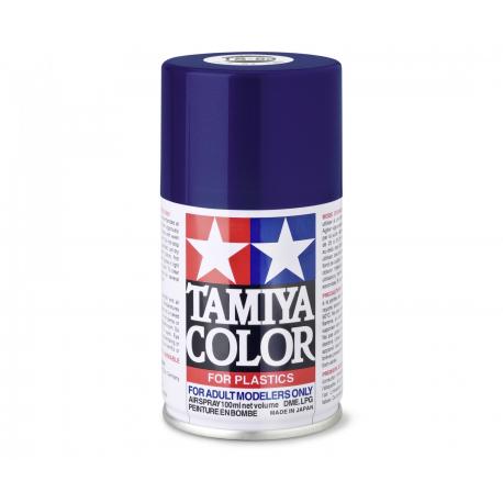 TS-53 BLEU FONCE METAL BRILLANT - PEINTURE BOMBE AEROSOL TAMIYA