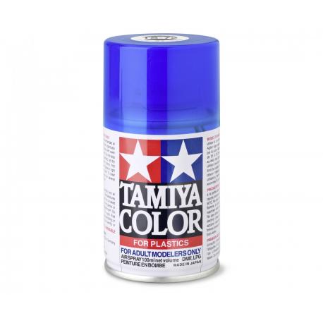 TS-72 BLEU TRANSLUCIDE - PEINTURE BOMBE AEROSOL TAMIYA