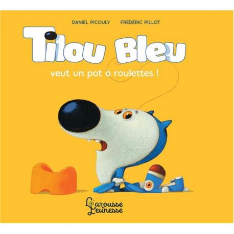 TILOU BLEU VEUT UN POT A ROULETTES