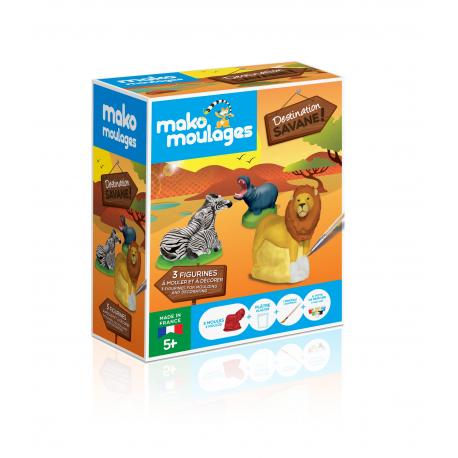 MAKO MOULAGES - DESTINATION SAVANE COFFRET 3 MOULES