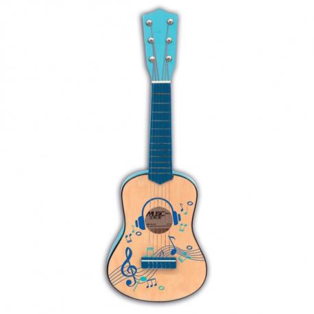 GUITARE BOIS BLEU 55CM