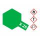 PEINTURE TAMIYA - X25 - VERT TRANSLUCIDE