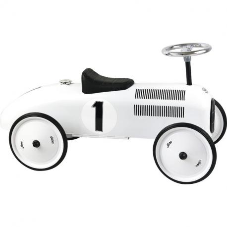 PORTEUR VINTAGE METAL BLANC POLAIRE