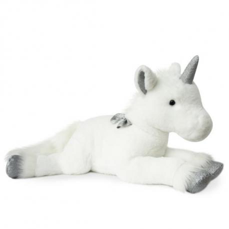 LICORNE ARGENT - 60 CM