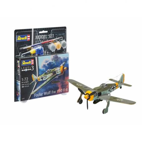 REVELL MAQUETTE - MODEL SET FOCKE WULF FW190 F-8