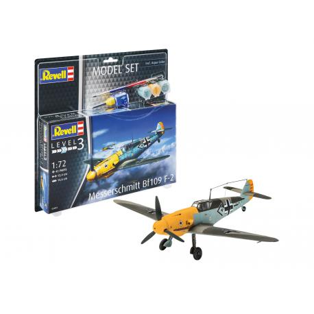 REVELL MAQUETTE - MODEL SET MESSERSCHMITT BF109 F-