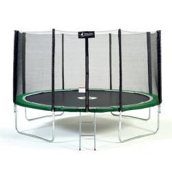 TRAMPOLINE 430 CM AVEC FILET ET ECHELLE