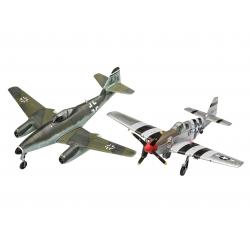 REVELL MAQUETTE - MODEL SET AVIONS COMBAT SET ME262 & P-5