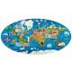 PUZZLE 200 PCS - LES MONUMENTS DU MONDE + LIVRE