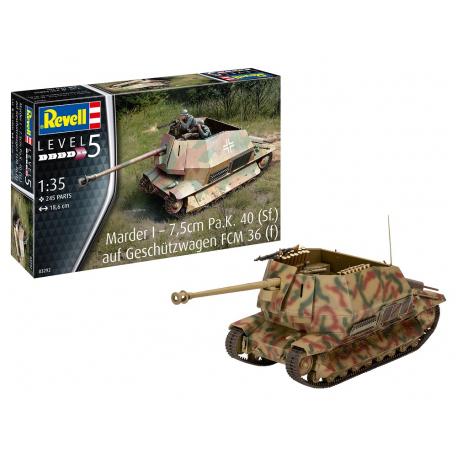 REVELL MAQUETTE - MARDER I SUR SOCLE FCM 36