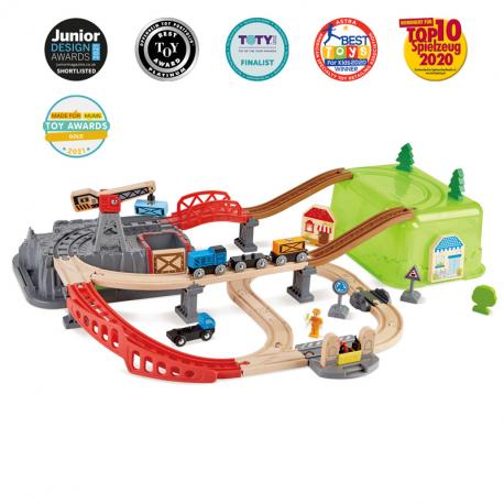 RAILWAY BUCKET-BUILDER-SET - HAPE