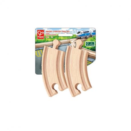 ENSEMBLE DE 4 PETITS RAILS COURBES - HAPE