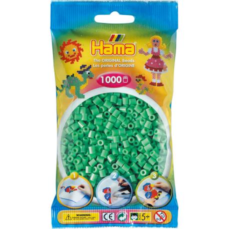 PERLES VERTES CLAIRES SACHET 1000 - HAMA