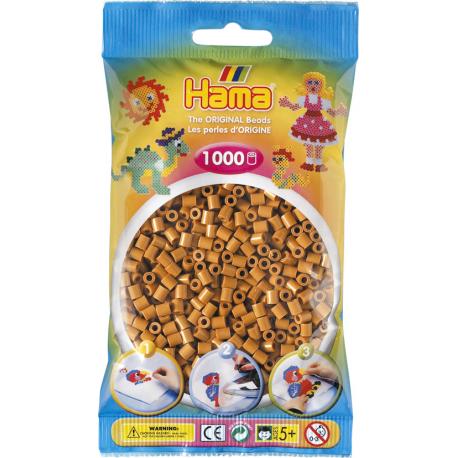 PERLES MARRONS CLAIRES SACHET 1000 - HAMA