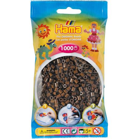 PERLES MARRONS SACHET 1000 - HAMA