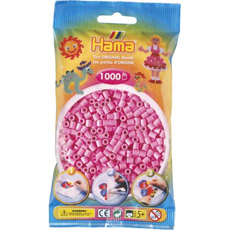 PERLES ROSES PASTELS SACHET 1000 - HAMA