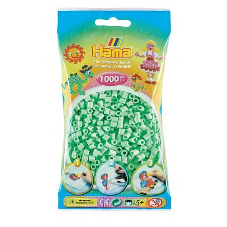 PERLES MENTHE PASTEL SACHET 1000 - HAMA