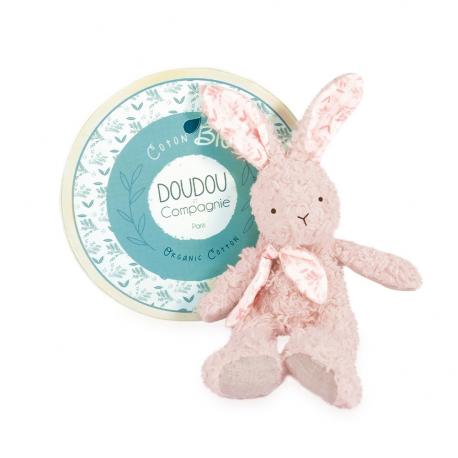 DOUDOU BOTANIC BIO - PANTIN LAPIN ROSE - DOUDOU ET COMPAGNIE