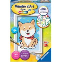 NUMERO D'ART MINI - ADORABLE SHIBA - RAVENSBURGER