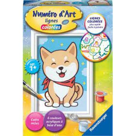 NUMERO D'ART MINI - ADORABLE SHIBA - RAVENSBURGER