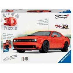 PUZZLE 3D - DODGE CHALLENGER ROUGE - RAVENSBURGER