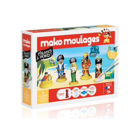 MAKO MOULAGES - PIRATES A BORD COFFRET 5 MOULES