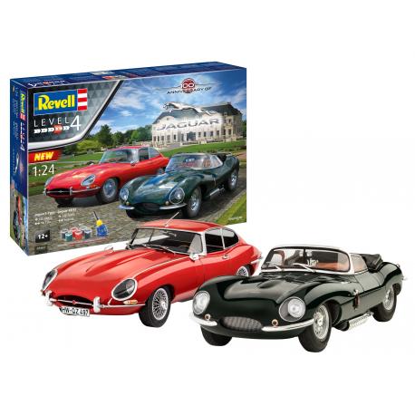 MAQUETTE COFFRET CADEAU 100 ANS DE JAGUAR - REVELL