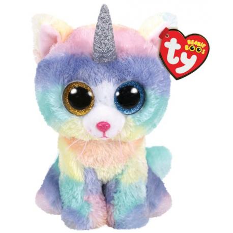 BEANIE BOO S - PELUCHE HEATHER LE CHAT