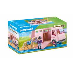 71237 PLAYMOBIL - VAN AVEC CHEVAUX