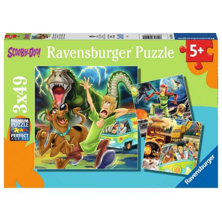 PUZZLE 3X49 PCS - LES AVENTURES DE SCOOBY-DOO