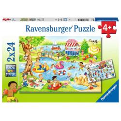 PUZZLE 2X24 PCS - LOISIRS AU LAC