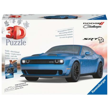 PUZZLE 3D 108PCS - DODGE CHALLENGER SRT HELLCAT REDEYE WIDEBODY