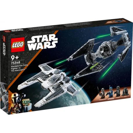 75348 LEGO - LE CHASSEUR FANG MANDALORIEN CONTRE LE TIE INTERCEPTOR