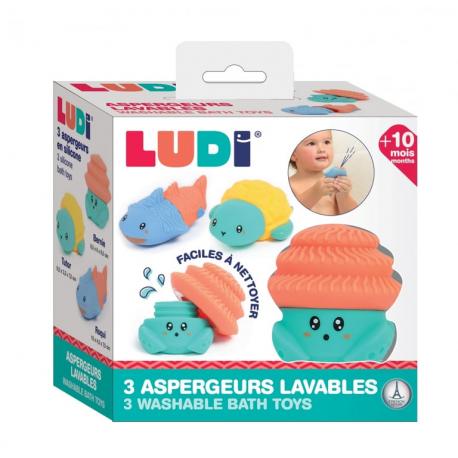 AQUACOPAINS 3 ASPERGEURS LAVABLES - LUDI