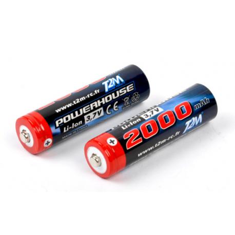 BATTERIE LI-ION 3.7V / 2000mAh  x2