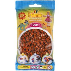 PERLES MARRON ROUGE SACHET 1000 - HAMA