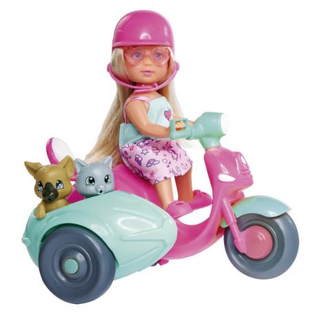 MINI-POUPEE LOLLY KID MOTO SIDE-CAR