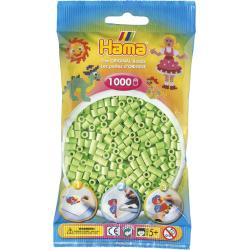 PERLES VERTES PASTEL SACHET 1000 - HAMA