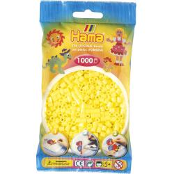 PERLES JAUNES PASTELS SACHET 1000 - HAMA