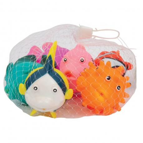 JOUETS BAIN 6 PCS FILET