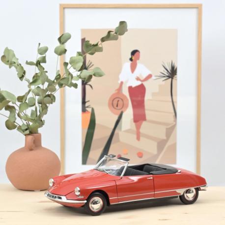 CITROEN DS 19 CABRIOLET 1961 - CORAIL RED