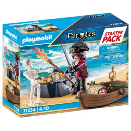 71254 PLAYMOBIL - STARTER PACK PIRATE ET BARQUE