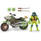 FIGURINE 12CM + VEHICULE - TORTUE NINJA