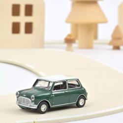 MINI COOPER S 1964 VERT AMANDE ET TOIT BLANC 1/54