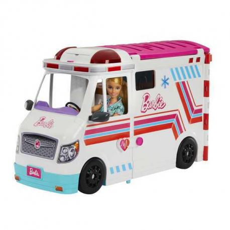 BARBIE VEHICULE MEDICAL AVEC AMBULANCE ET CLINIQUE